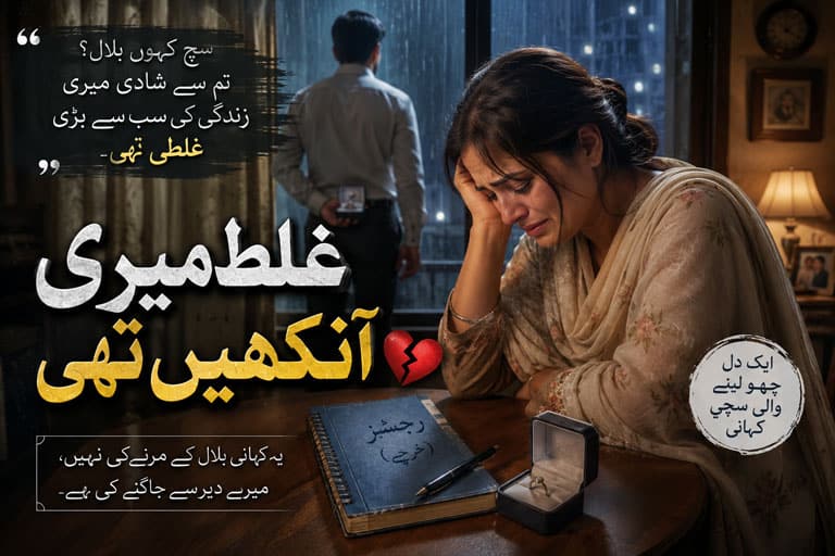تم سے شادی میری زندگی کی سب سے بڑی غلطی تھی” ایک بیوی کی آنکھیں کھول دینے والی سچی کہانی 💔
